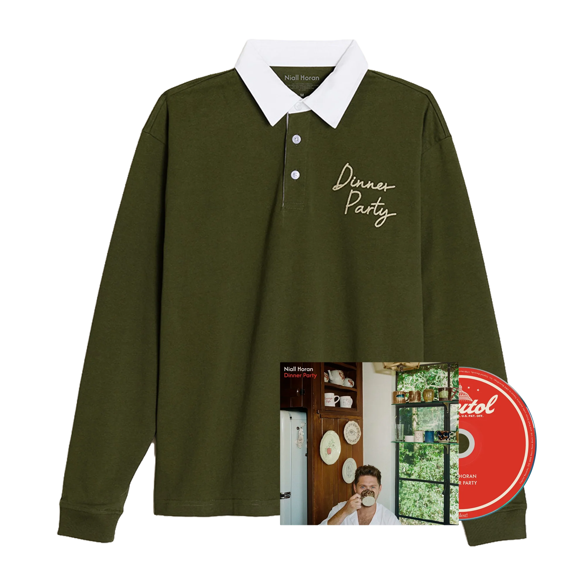 Dinner Party Fan Pack #1 - CD + Longsleeve Polo